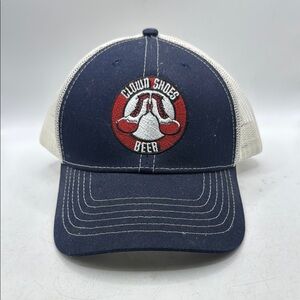 Brewery Branding Co Clown Shoes Beer Blue White Trucker Baseball Hat Cap